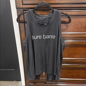Pure Barre Charcoal Muscle Tee